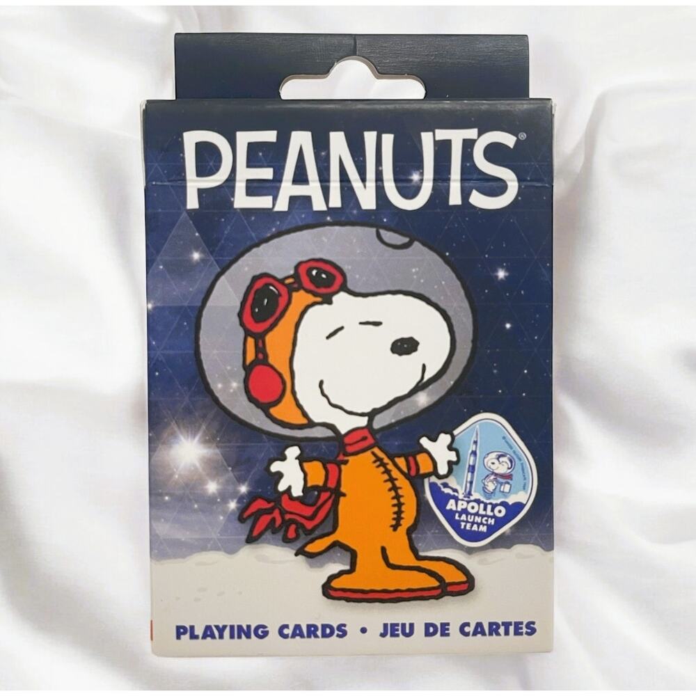 Peanuts "Apollo Launch Team" Edition Themed Playing Cards by Aquarius-NEW
